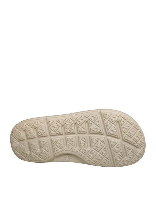 Flip Flops In Beige Colour