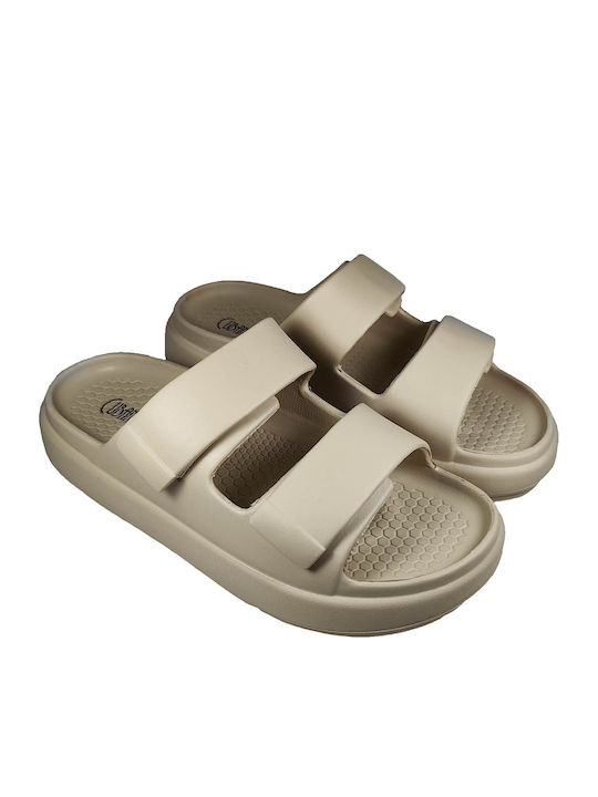 Flip Flops In Beige Colour