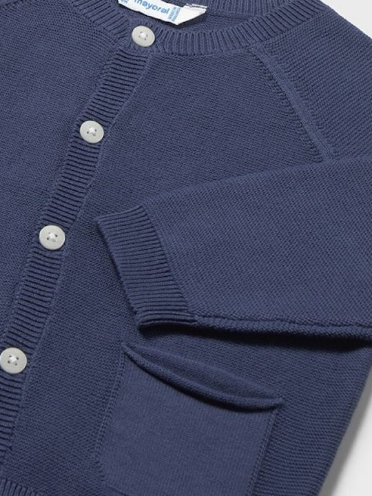 Kinder-Strickjacke Dunkelblau