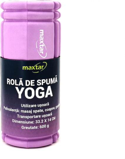 Maxtar Κύλινδρος Μασάζ Μωβ 14cm