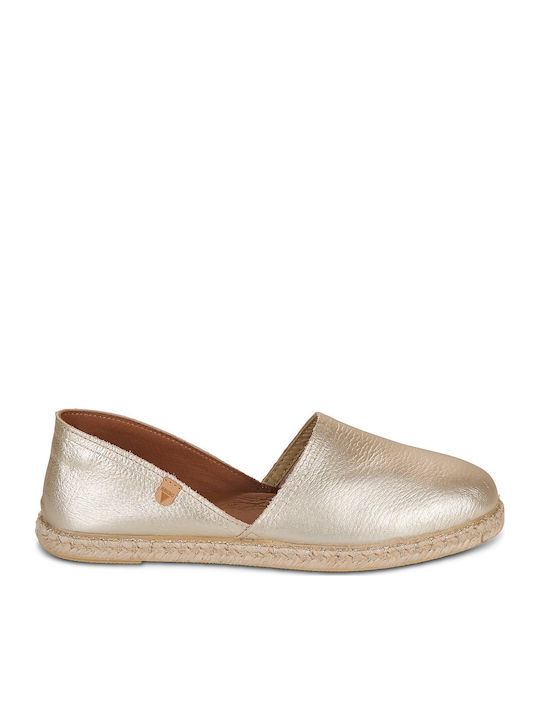 Espadrile Dama În Culoare Aurie