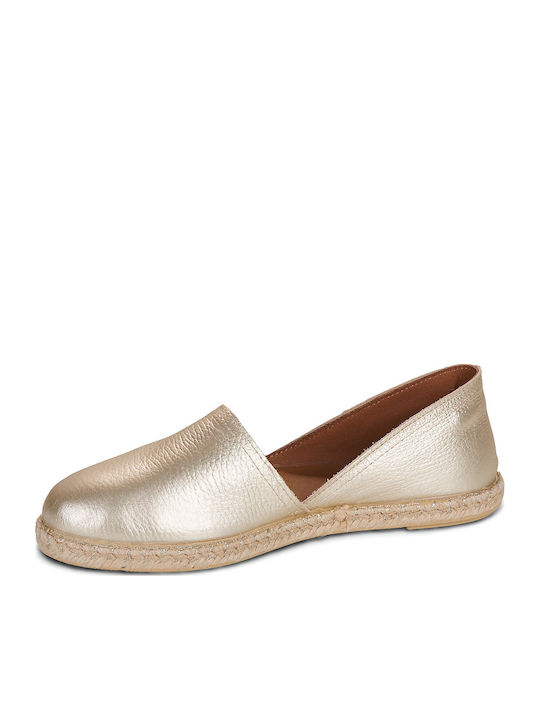 Espadrile Dama În Culoare Aurie