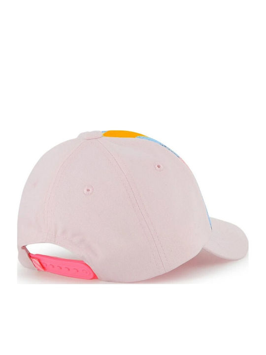 Billieblush Kinderhut Jockey Stoff Rosa