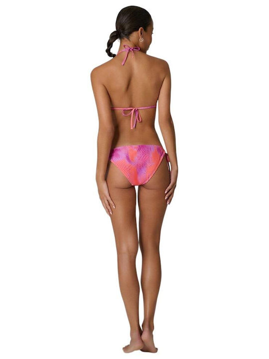 Bikini Slip Cu Dantelă Roz
