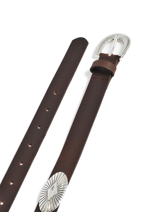 Leather Women's Brown Belt 8535.9018.N-brown