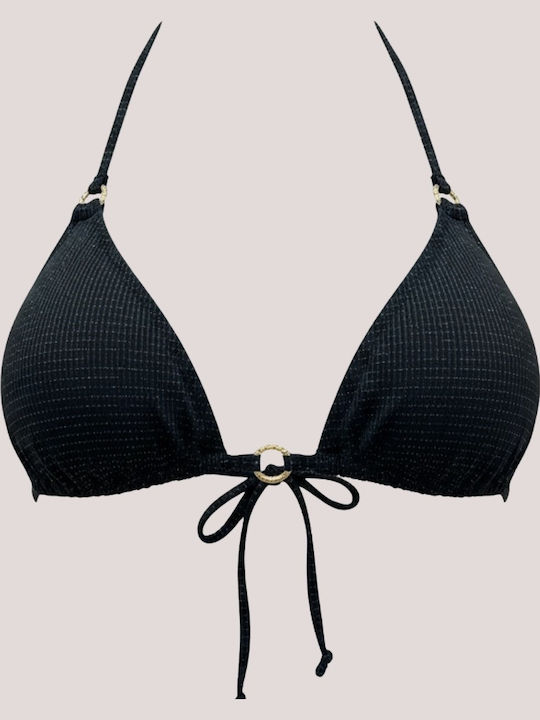 Bikini Set Triangle Push Up & Brazil Black
