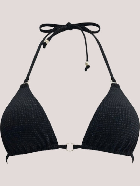 Bikini Set Triangle Push Up & Brazil Black