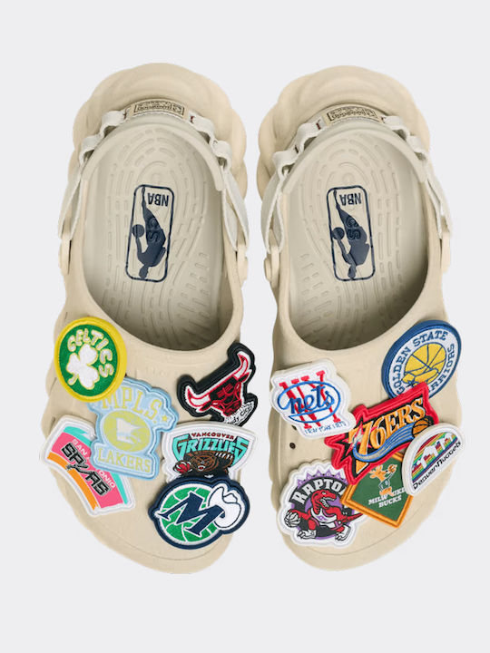 Crocs Echo Ανδρικά Σαμπό Μπεζ