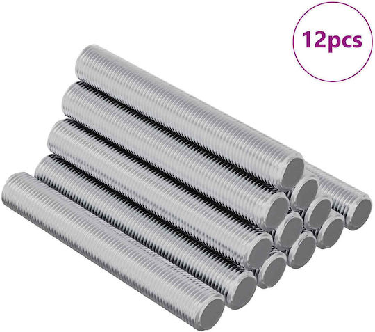 vidaXL Screw with Diameter M8 and Length 55mm 12 Pieces