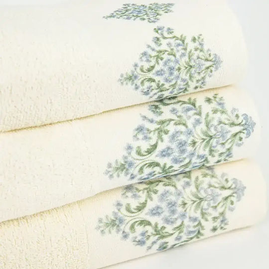 Borea Set De Prosoape 3 Buc Damask Alb