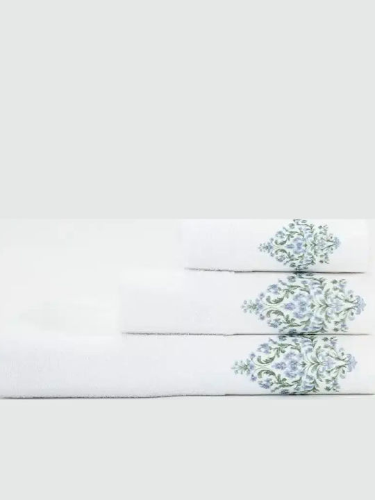 Borea Gesichtstuch Damask 50x90cm Ecru