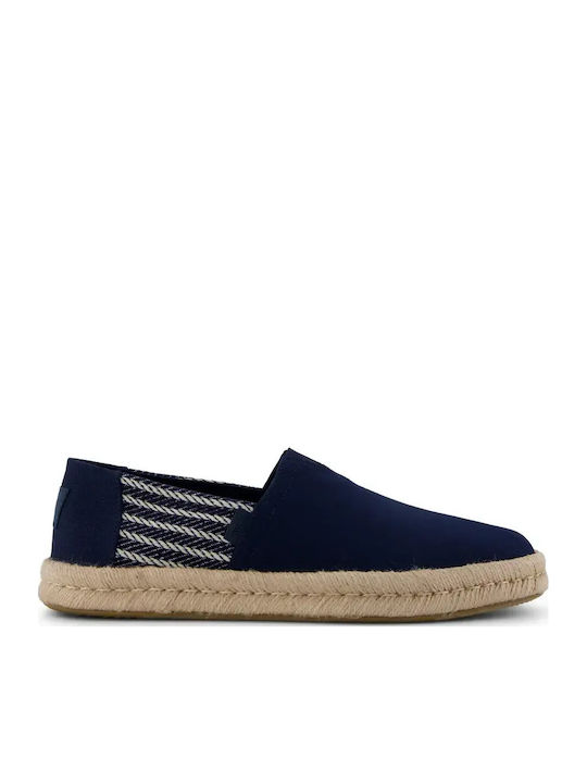 Toms Alpargata Rope 2.0 Espadrile Pentru Bărbați Din Material Textil În Culoare Albastră Toms Alpargata Rope 2.0 Espadrile Pentru Bărbați Din Material Textil În Culoare Albastră