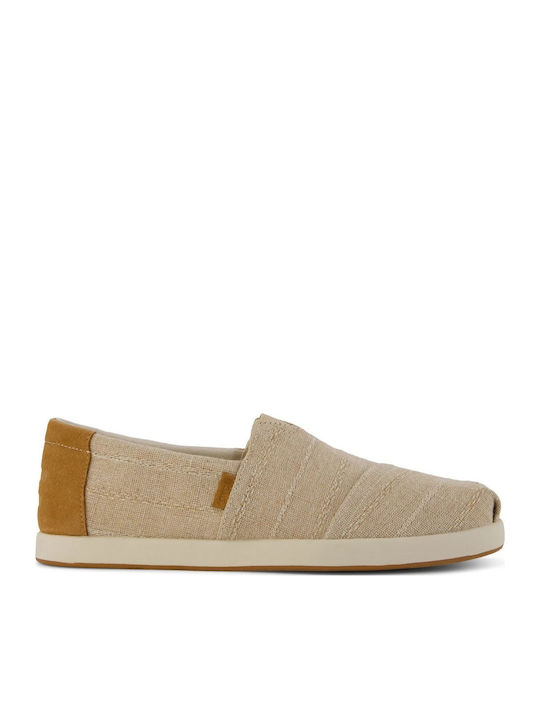 Fabric Men's Espadrilles in Beige Colour