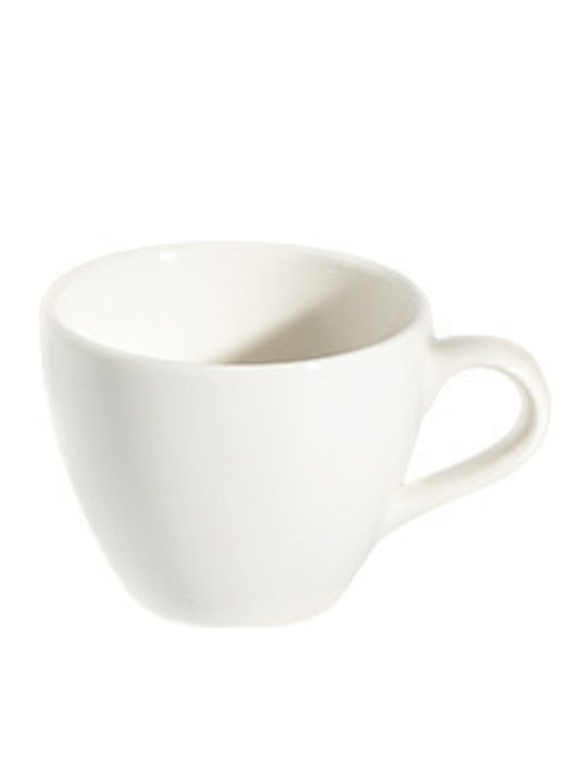 Fine Modest Σετ Φλιτζάνια Cappuccino από Πορσελάνη Λευκά 6τμχ
