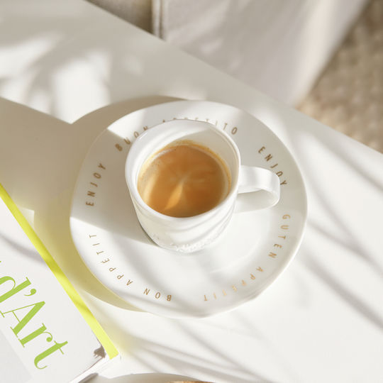Raeder Raeder Espresso Tasse aus Porzellan Weiß