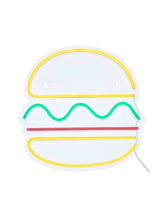 Neon Διακοσμητικό Φωτιστικό Burger LED