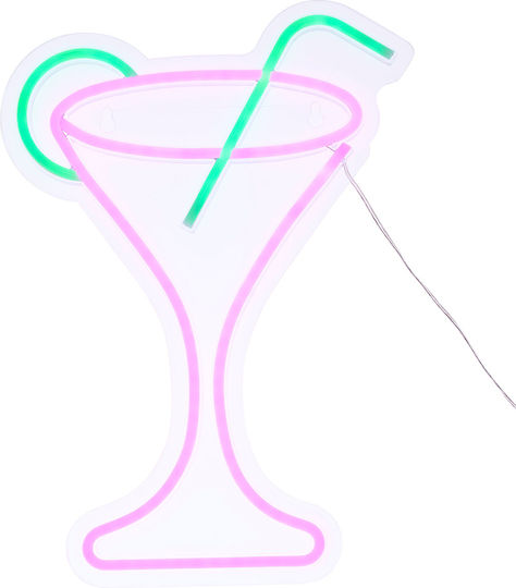 Neon Διακοσμητικό Φωτιστικό Cocktail LED