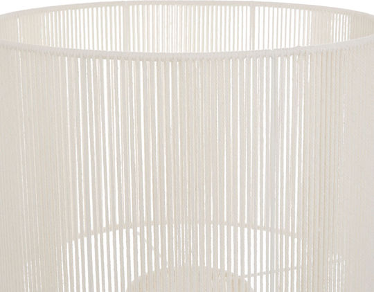Adria Stehlampe Höhe 180cm mit Lampenbirnensockel für E27 Lampe Weiß