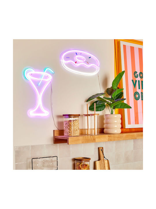 Neon Διακοσμητικό Φωτιστικό Cocktail LED