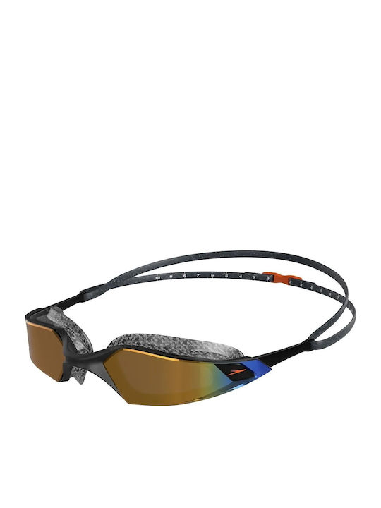 Speedo Aquapulse Pro Swimming Goggles Adults Gray