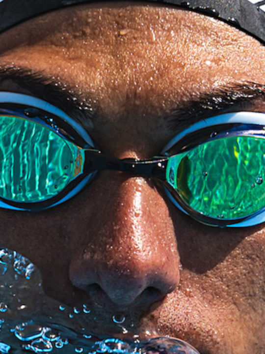 Arena Python Mirror Swimming Goggles Adults Black