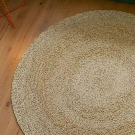 Polihome Earthy Χειροποίητο Χαλί Ορθογώνιο Earthy 100x100cm