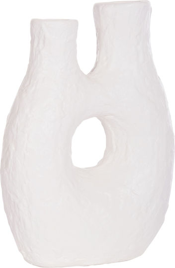 HomeMarkt Set Decorative Ceramic Vases Namentis Orange 2 Pieces