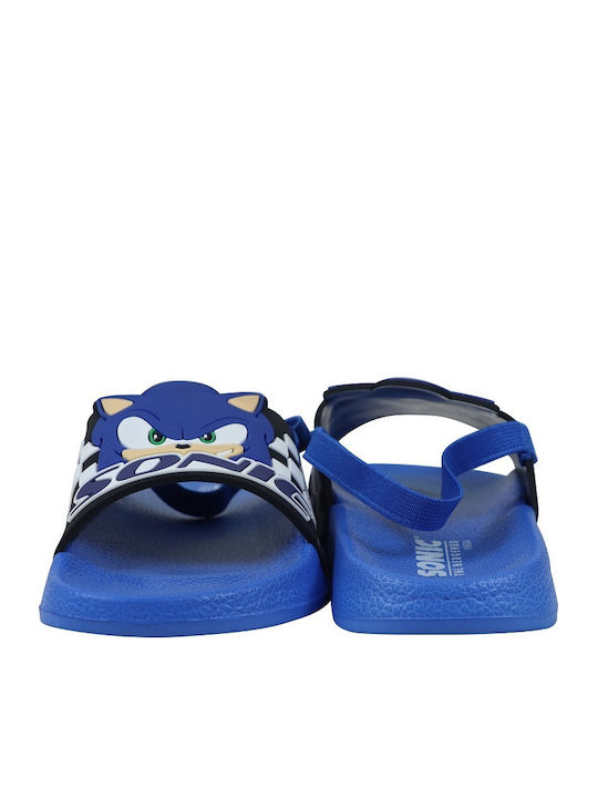 Flip-Flopi Pentru Copii Albastre Sonic