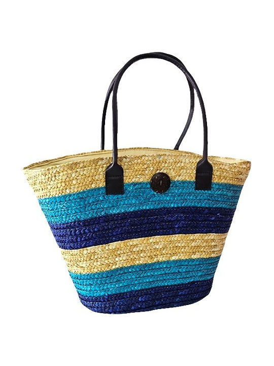 Rattan Damen Handtasche Handtasche Blau