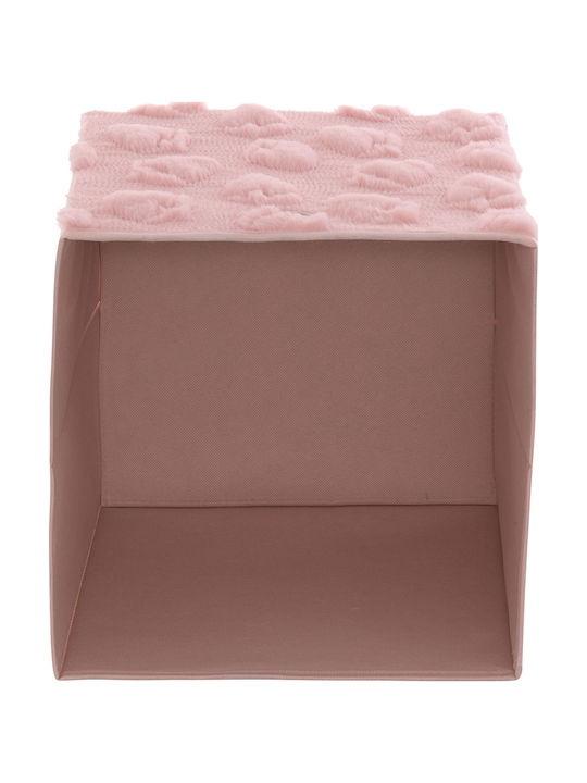 Children's Fabric Storage Box A-s Fraiz Pink 30x30x30cm