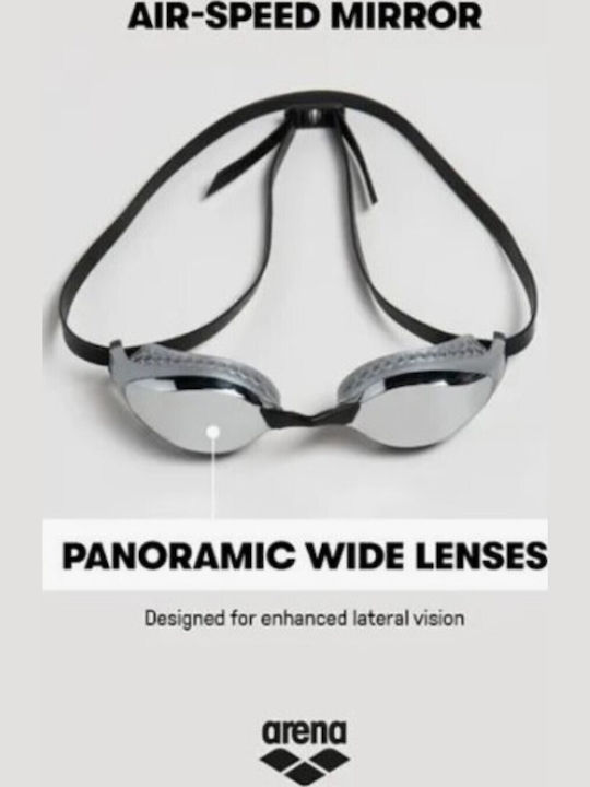 Arena Air Speed Adults Swimming Goggles with Anti-Glare Lenses Black