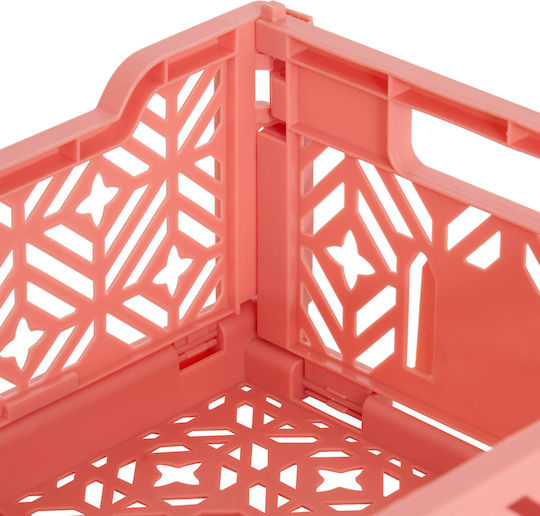 Детска Кутия За Съхранение Сгъваема От Пластмаса A-s Crate Оранжева 31x20x11.5cm