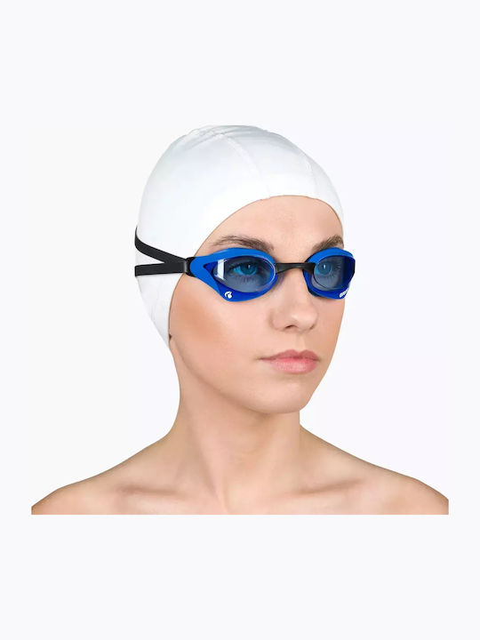 Arena Cobra Core Swipe Schwimmbrille Erwachsene mit Antibeschlaggläsern Blau