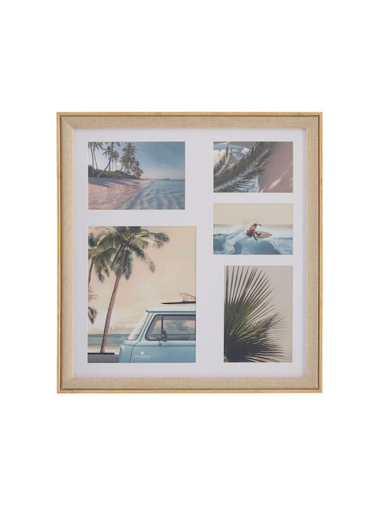 Zera Wooden Wall Photo Frame with Beige Frame