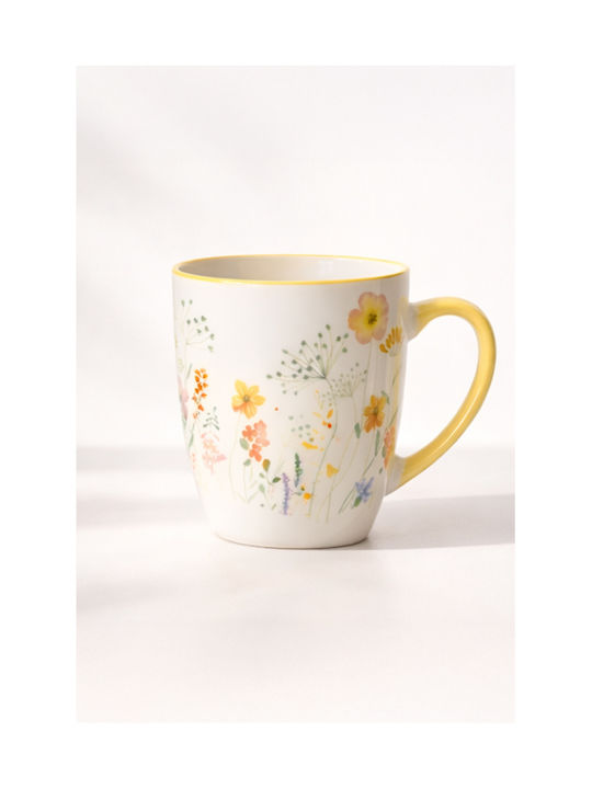Kaemingk Porcelain Yellow Mug 330ml