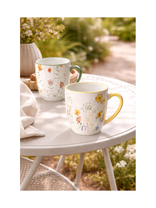 Kaemingk Porcelain Yellow Mug 330ml