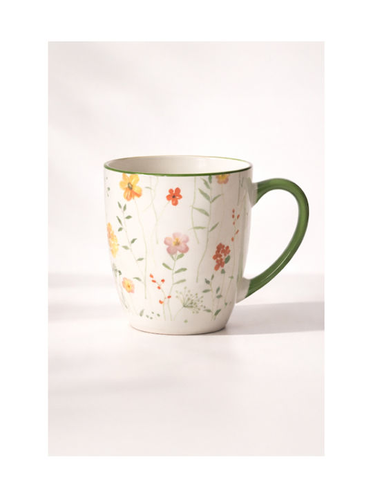 Kaemingk Porcelain Green Mug 330ml