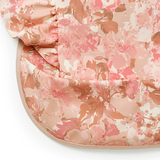 Elodie Details Baby Lätzchen Stoff mit Bügelverschluss und Tasche Rosa - Lila für 3 m+