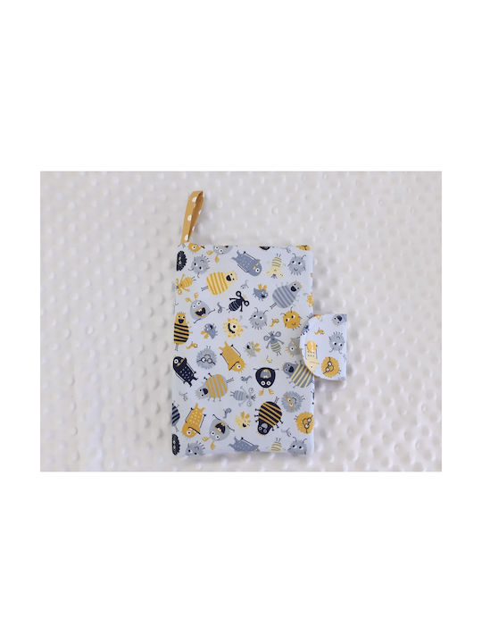 Babyvalia Fabric Case for Baby Wipes Blue Monsters Babyvalia Fabric Case for Baby Wipes Blue Monsters