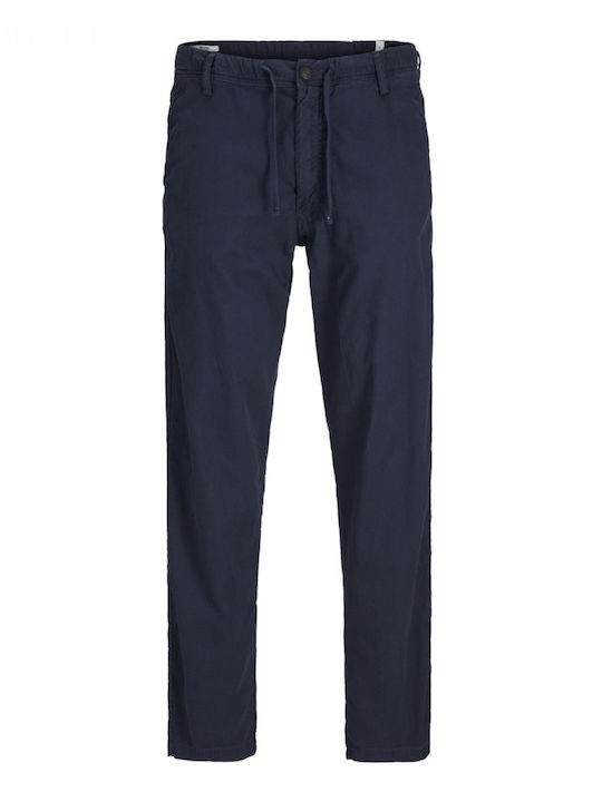 Herrenhosen Chino in Entspannt Passform Blau
