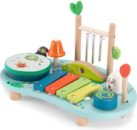 Moulin Roty Μουσικό Όργανο Musical Activity Table από Ξύλο με Ήχους για 24+ Μηνών