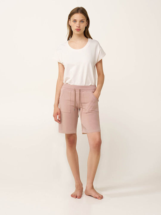 Damen Aktivbekleidung Bermudas Rosa