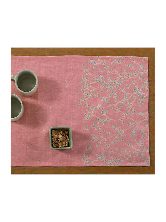Nef-Nef Homeware Floriva Koralle Tischdecke 45x140cm
