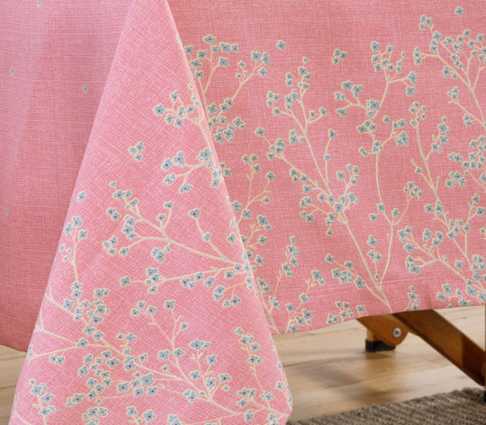 Nef-Nef Homeware Tablecloth Floriva Coral 140x140cm