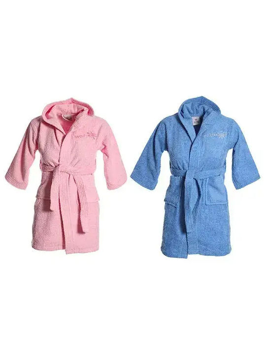 Sunshine Halat de Baie pentru Copii 137 Fuchsia cu Glugă