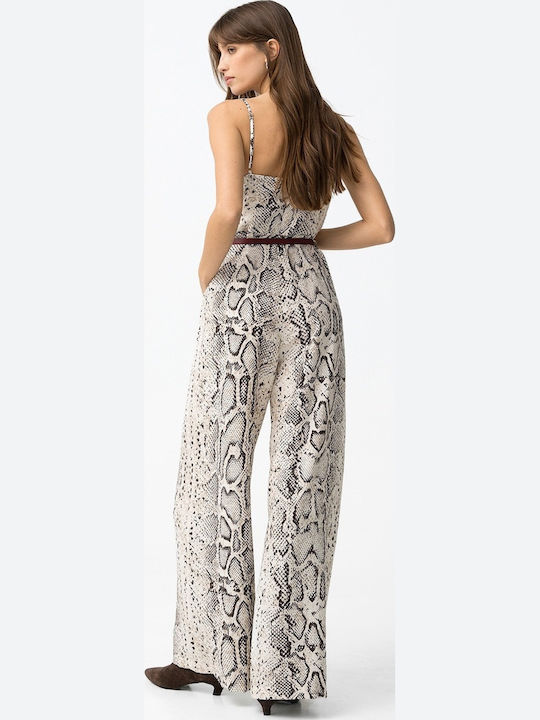 Women's One-piece Jumpsuit Ecru