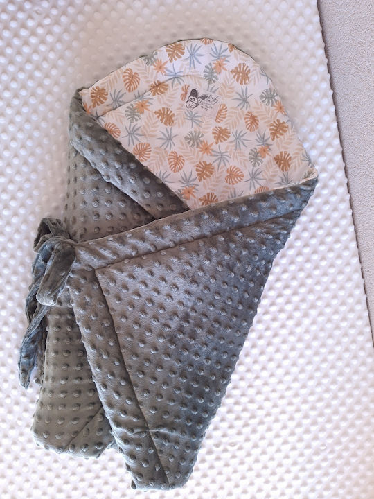BabyValia Nursery Swaddling Blanket Green 75x75cm