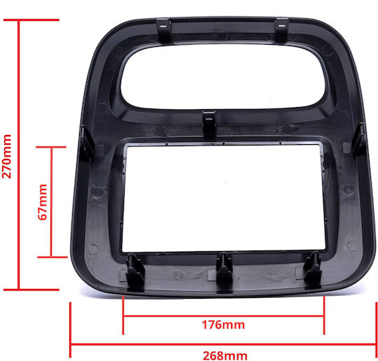 Einparts Radio Frame Renault Trafic 2014 Vivaro 2014