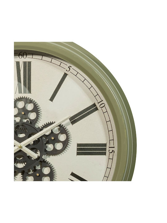 A-s Argo Silent Antique Metal Wall Clock Khaki Ø52.5cm