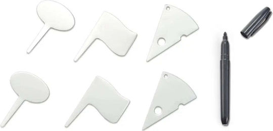 Phos & Gaia Servierplatten Käse Hölzernes 7 Stück